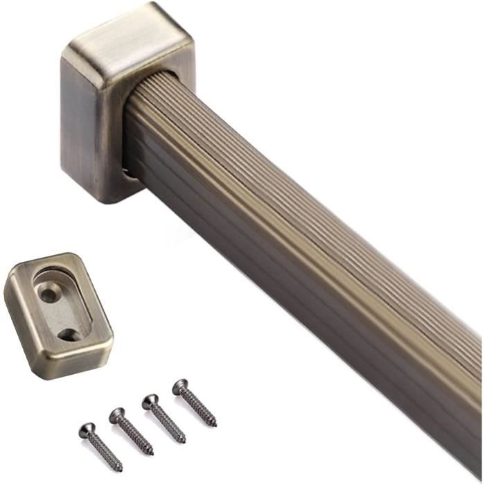 Tringle à Vêtements En Alliage D'aluminium - Longueur 180cm (71"), Capacité 250kg - Pour Placard, Entrée, Rangement Supplémentaire - 4