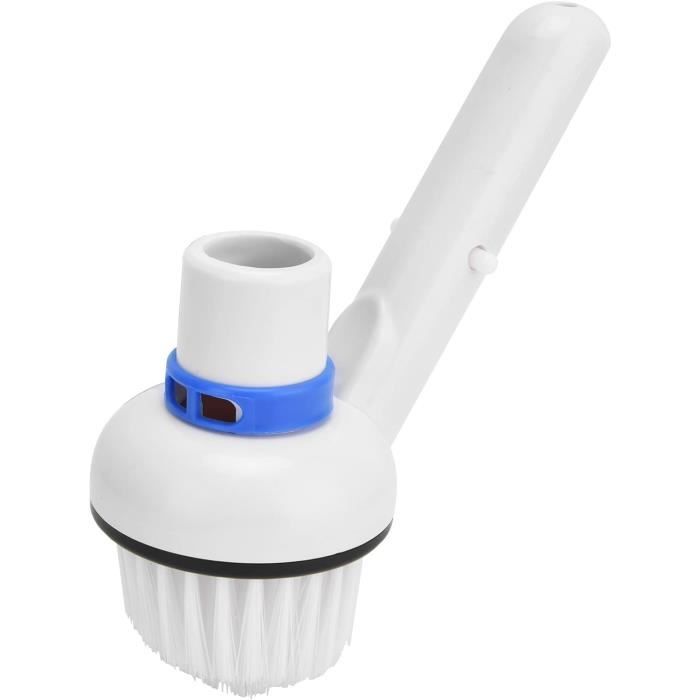 Brosse De Coin Pour Piscine Réglable - Poils Biseautés Pour Nettoyer Marches, Escaliers, Spas Et Angles - 8