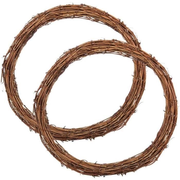 5 Couronnes De Vigne Naturelle - DIY Déco Noël & Mariage | Ø 8-30cm | Base Artisanale écologique
