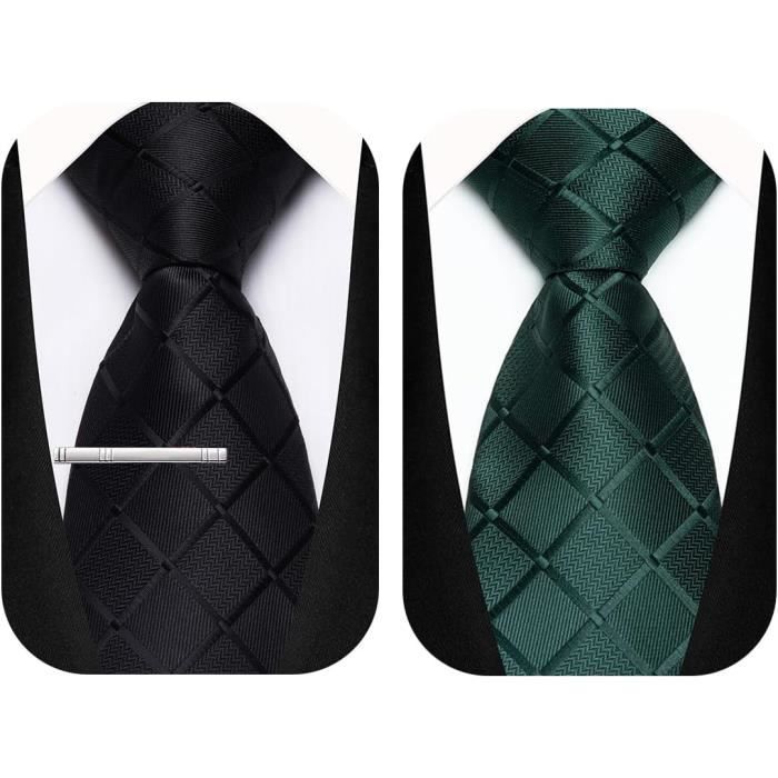Cravate Slim Soie Jacquard Noir Et Bleu électrique 6cm - Fait Main En France - Cadeau Homme Chic