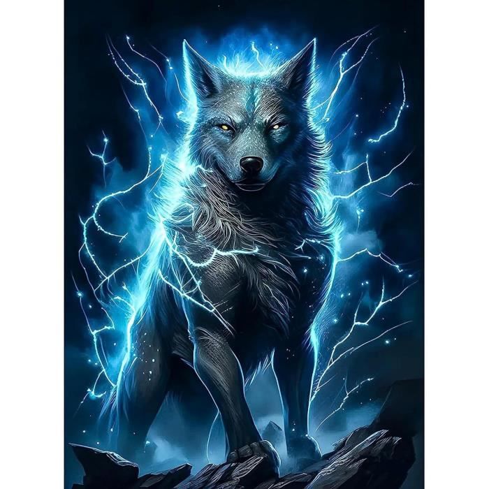 MXJSUA Diamond Painting Full Drill Broderie Diamant Animaux Kit Complet, 5D Peinture Diamant Painting Diamant Renard, DIY 5D Diamond Painting Strass Kit Complet Peinture Diamant 5D Complet 30X40 CM