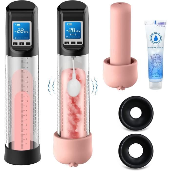 Fockety Pompe à Vide Pour Homme Avec Poignée Ergonomique - Appareil D'Entraînement Manuel
