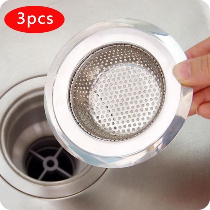 Acier inoxydable filtre d'évier outils de cuisine gadgets créatifs eau  anti-blocage sortie de drain de pièce anti-bouchage drain de - Cdiscount  Bricolage