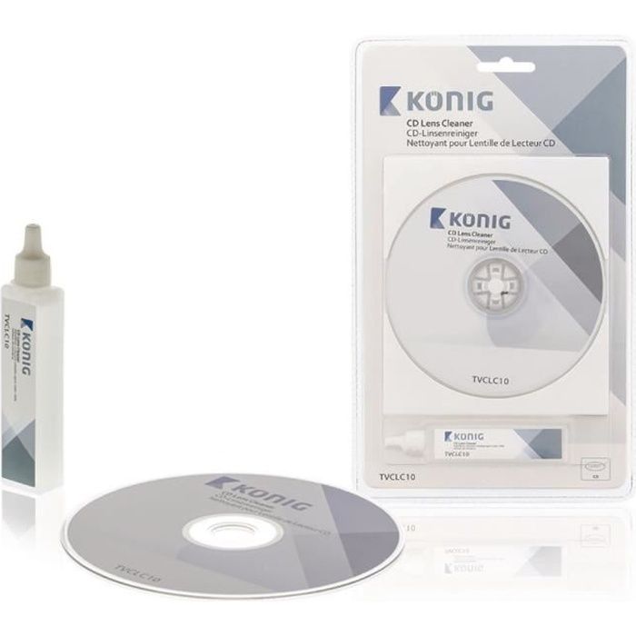 Disque de nettoyage pour bloc optique de lecteurplatine CD