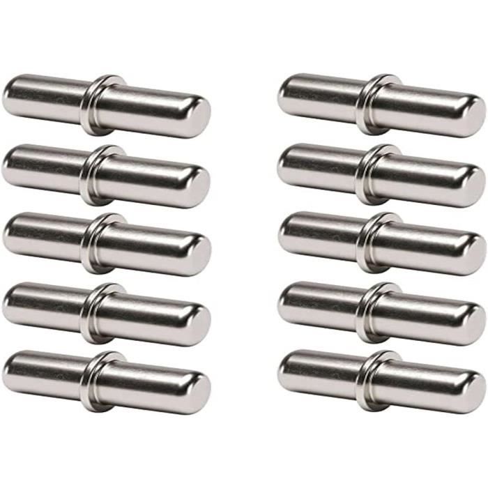 10x taquet à tenon 3mm 5mm acier support étagère meuble fixation