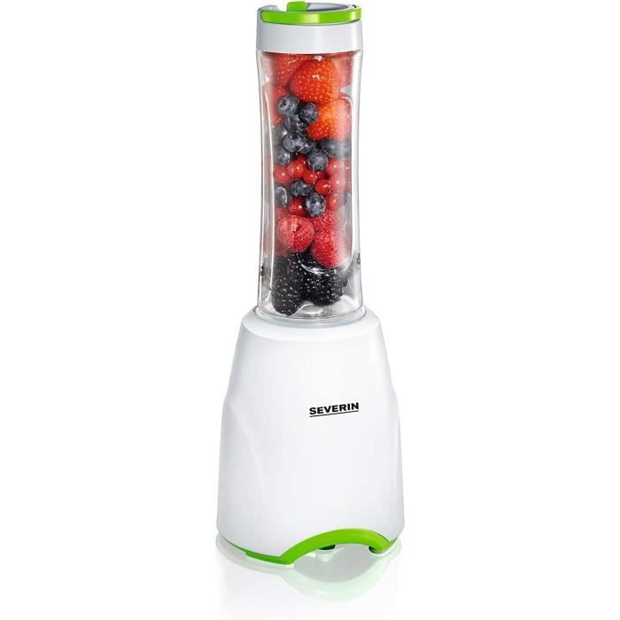 Smoothie Mix & Go, 600 ml, env. 300 W, Inclus 2 Récipients à Boisson