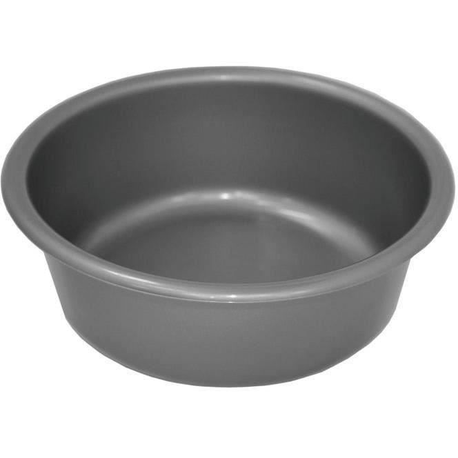 Cuvette ronde - D: 32 cm - H 11 cm - 5 L - gris