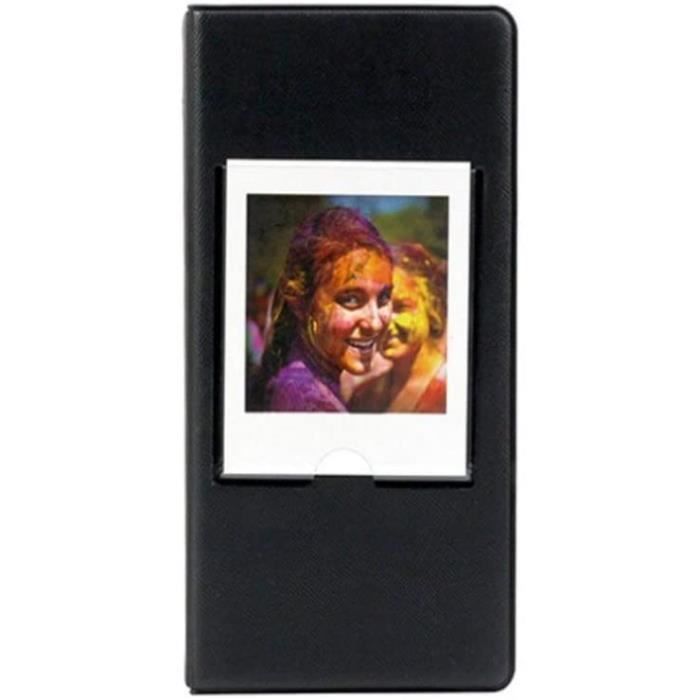 PU Leather Instant Photo Album - Holds 288 Photos, Compatible with Instax Square & Mini Films(black)