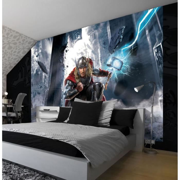 adhésif Enfants Chambre à coucher Marvel Avengers Papier peint photo mural géant 