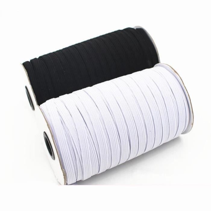 10m tissé plat tricoté élastique artisanat couture cordon élastique bande 