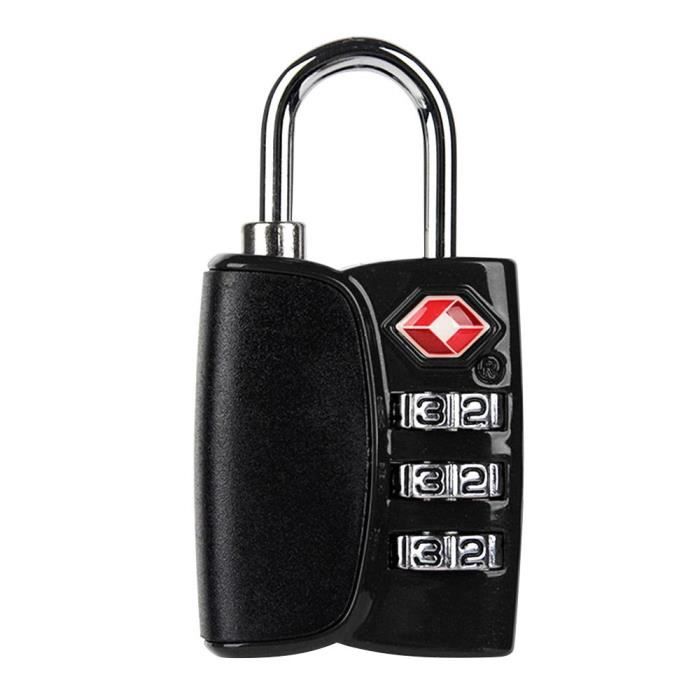 Antivol,Large Carabiner Lock,Serrure Mousqueton,Sac De Voyage 3Colors Bagage Sécurité Serrure À Combinaison Serrure Verrouillable Cadenas(Silver
