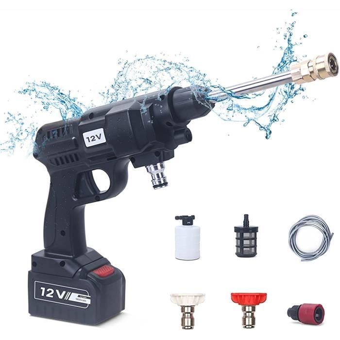 Gtremulent Nettoyeur Haute Pression Sans Fil Mobile 21 V