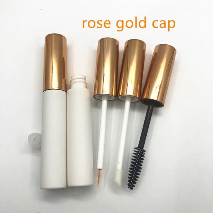 10 Tubes De Gloss Vides En Verre Rose 10 Ml - Pour Recharge Baume à Lèvres, Huiles Cosmétiques