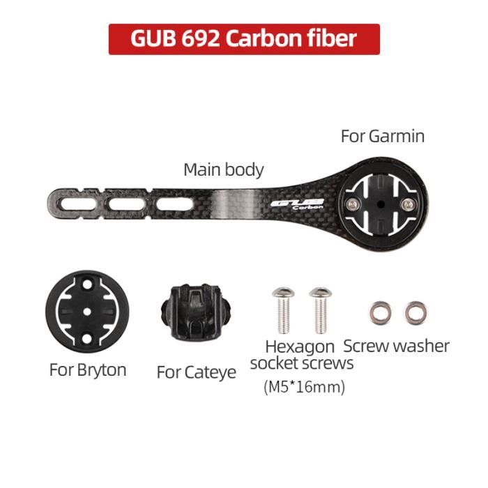 Support de compteur et DE Garmin® pour vélo de route et de gravel
