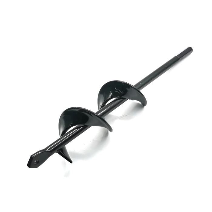 Foret Hélicoïdal Pour Jardin - 4x22 Cm - Tarière De Plantation Pour Perceuse Sans Fil - Acier Allié