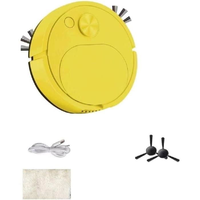 Robot Nettoyeur Balai Intelligent - Balayage Et Lavage Humide Des Sols Durs - Neuf, Performance Stable, Marque TBvechi