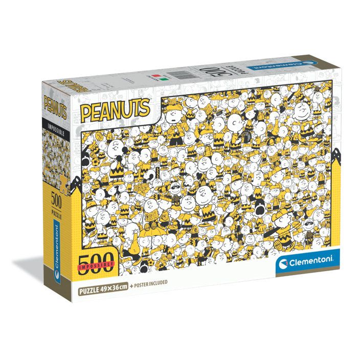 Puzzle 500 pièces : Impossible Snoopy Clementoni Puzzles - vue 2