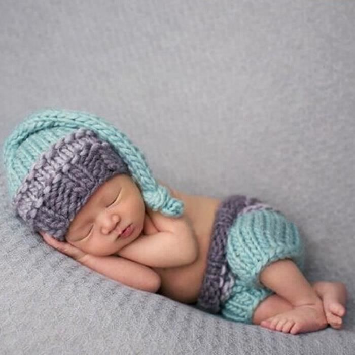 Blanc Ivoire - 0-1 Mois - Tenue De Nouveau Né Accessoires De Photographie Bébé Photo Chapeau De - 6
