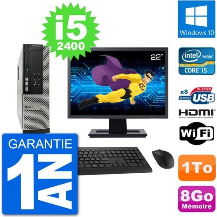 PC Dell 3010 SFF Ecran 22\