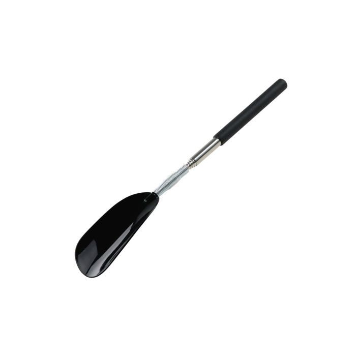 Chausse-pied Télescopique Personnalisable - Acier Inoxydable Et Bois, Extensible Jusqu'à 70 Cm