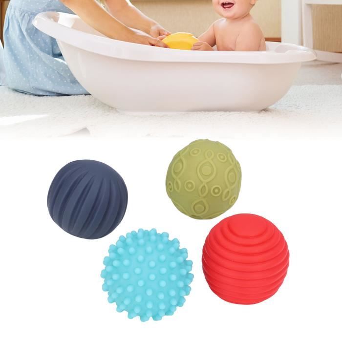 Balles Sensorielles Bebe Jouet Boule Souple et Elastique Différentes