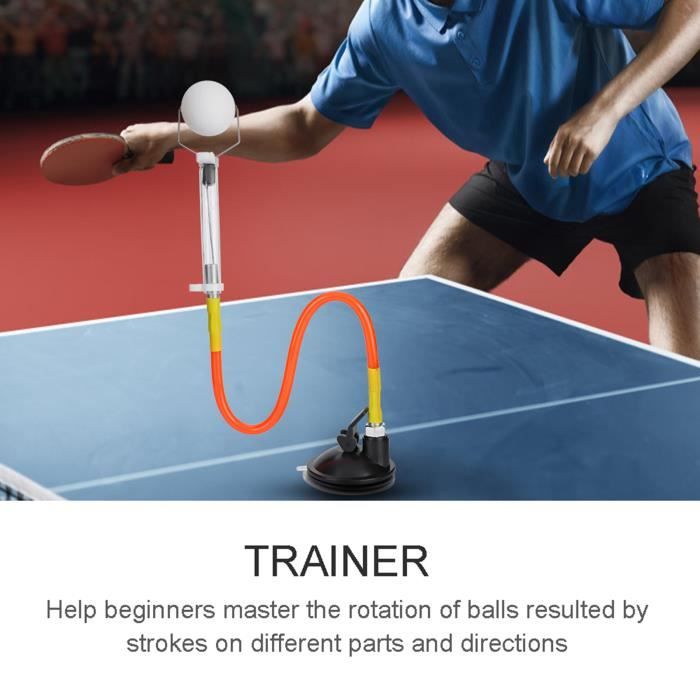 MSA Entraîneur De Tennis De Table, Robot De Dressage De Balles De Ping-Pong  Sucker Robot D'Entraînement - Cdiscount Sport