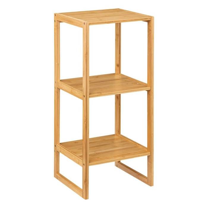 5five - étagère haute 2 niveaux 30cm lab n modul bambou 5five - étagère haute 2 niveaux 30cm lab n modul bambou