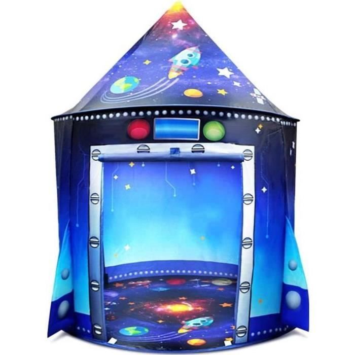 Chateau en tissu bleu cabane tente maison jouet enfant - Jeux éducatifs