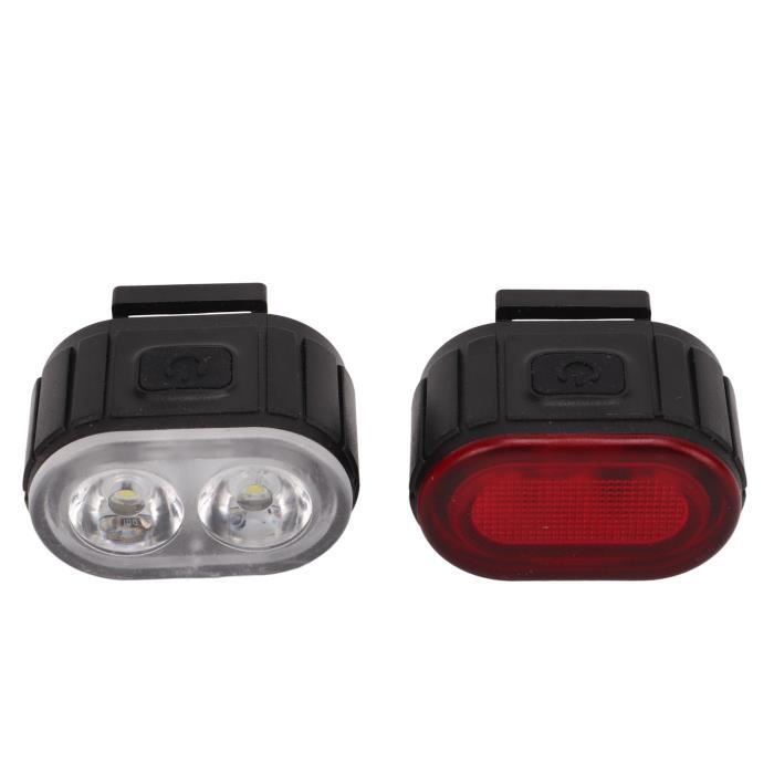 Lot De 8 Accessoires Vélo SODPE - Éclairage Rechargeable USB, Kit Sécurité