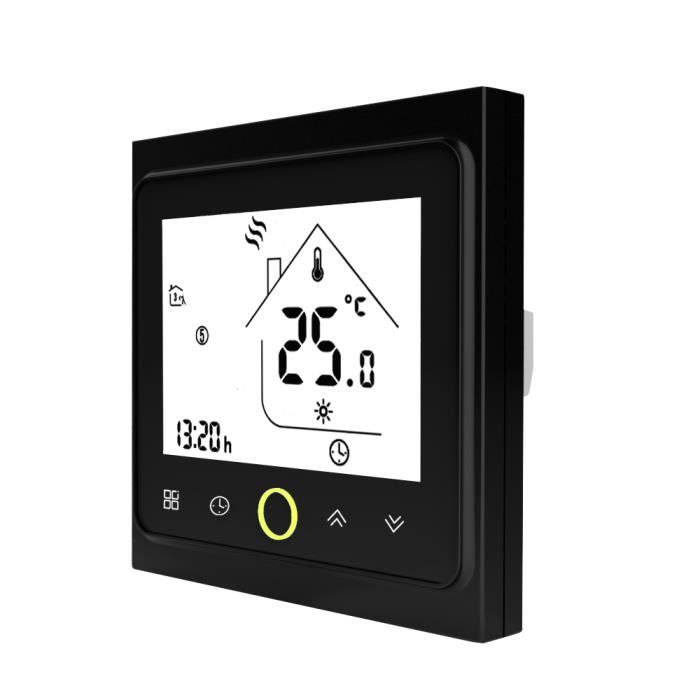 Thermostat de chauffage de chaudière à eau / à gaz avec écran tactile LCD avec contrôleur de