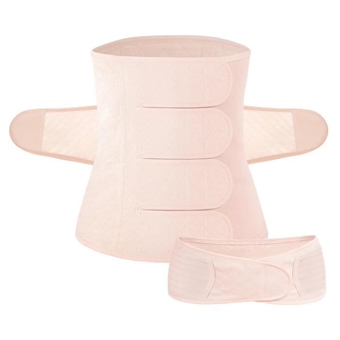 2 en 1 Ceinture de Maternité Ventrale Post Accouchement Reglable Ceinture Récupération pour