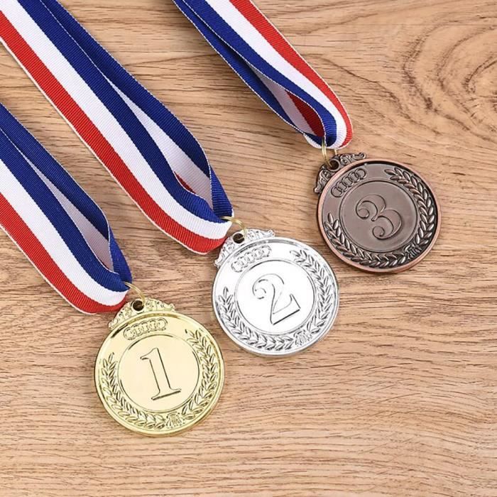 Trophee - Limics24 - 30 Pièces Médaille Rubans Cou Récompense