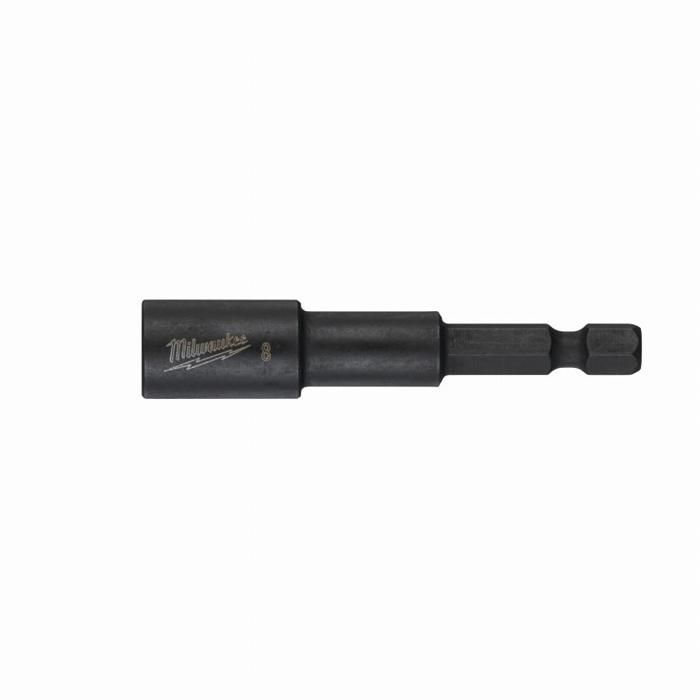 Milwaukee Douille magnétique - 8 x 65 mm (4932492439) - Acier customisé - Embout magnétique - Clé Allen 1”