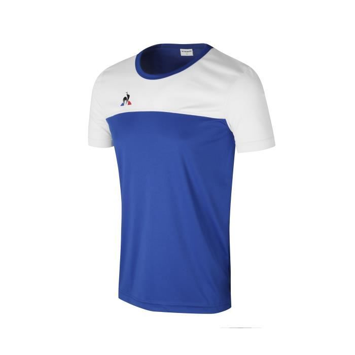 tee shirt le coq sportif bleu blanc rouge