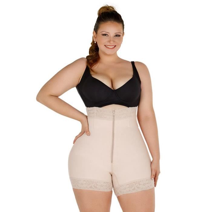 Shorty Gaine Amincissante FeelinGirl - Légging Sport Taille Haute, Contrôle Ventre, Pour Yoga Et Fitness