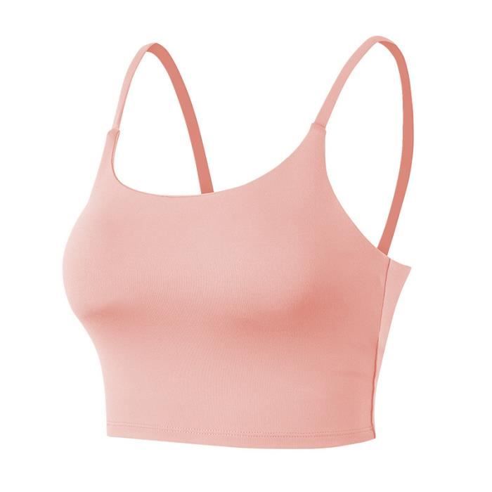 Soutien-Gorge De Sport CRZ YOGA Femme - Dos Croisé, Coussinets Amovibles - Pour Yoga, Fitness - 4