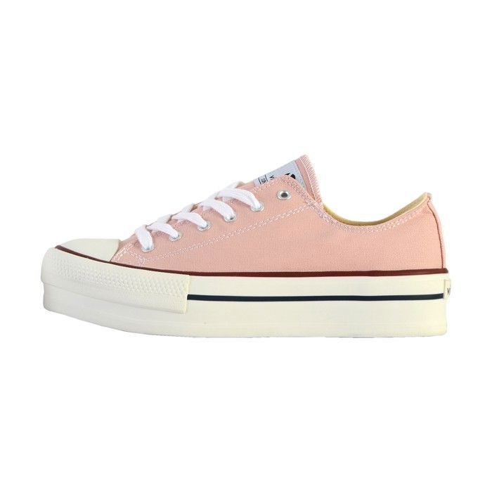 Victoria Sneakers femme - VICTORIA - Tribu double toile - Rose - Plateforme 4 cm - Confort exceptionnel