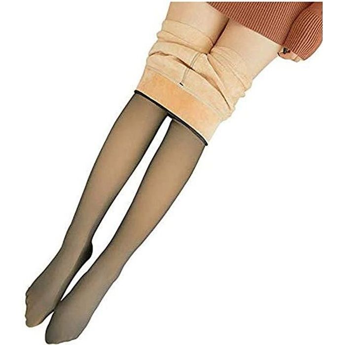 Collants de Maternité Legging Jambes Faux Polaire Chaud Translucide Slim  Extensible pour Les Femmes d'hiver en Plein Air Noir - Cdiscount  Prêt-à-Porter