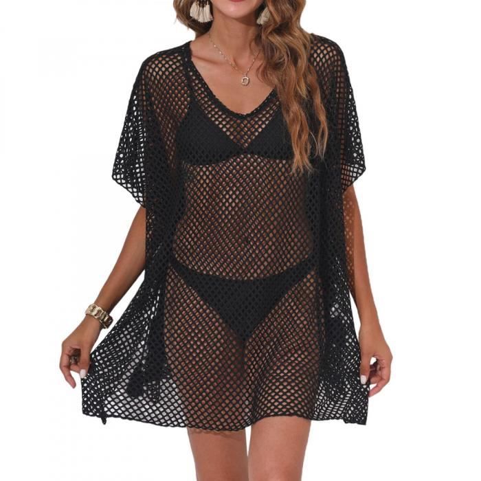 Robe De Plage Femme - Cache-maillot Léger Et Fluide Pour L'été - 4