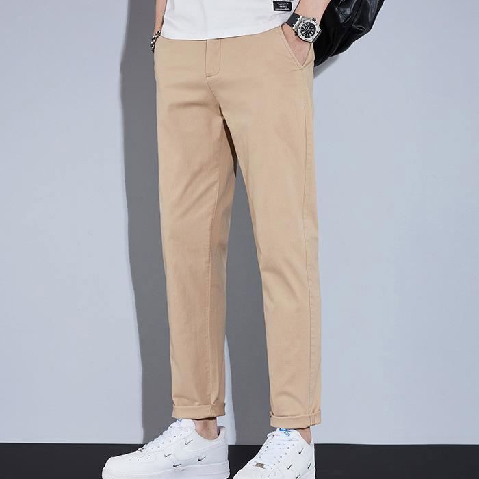 Pantalon Large Léger à Taille Haute