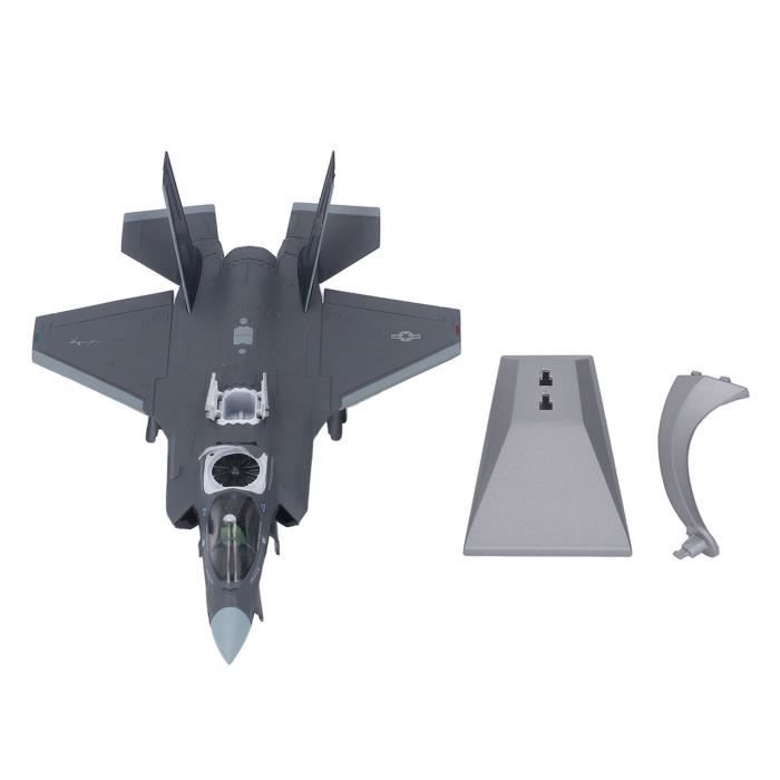 Maquette Avion De Chasse F35B 1/72 – Modèle Die-Cast Avec Support, Alliage Et PP, Décoration De Bureau Ou Cadeau Collector