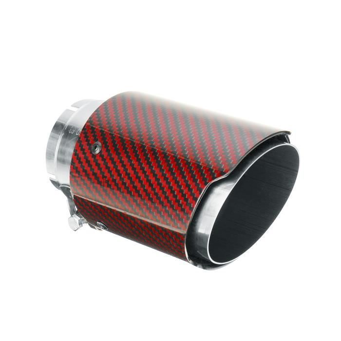 Embout D'échappement (pot) Universel 63 Mm En Acier Inoxydable Argenté - Neuf