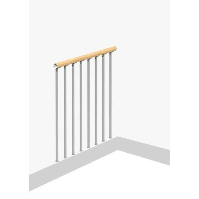 en bois antiglisse escalier Balustrades Accueil contre le mur Loft Rampes Personnes /âg/ées int/érieur Corridor Statif Main courante Mains courantes Escalier Main courante Main courante rampe descalier