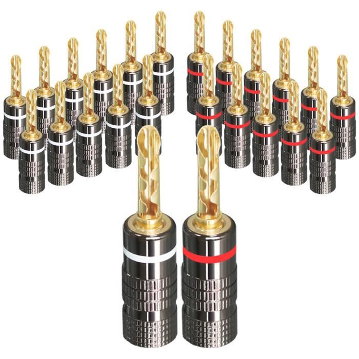 Câble Haut-parleur Pour Système Audio Sony CMT-SBT100 - Connecteur 2 Broches Vers Fils Nus - Neuf Sous Emballage