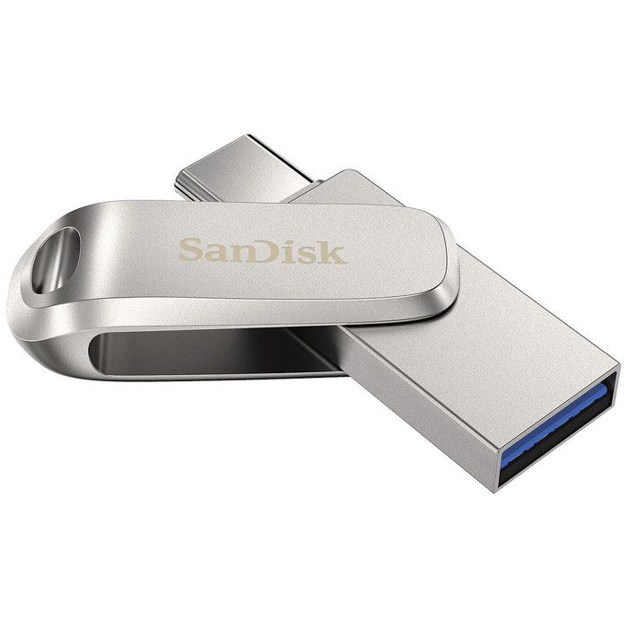 Clé USB - SANDISK - Ultra Dual Drive Luxe - 128 Go - 150 Mo/s - USB-C / micro USB