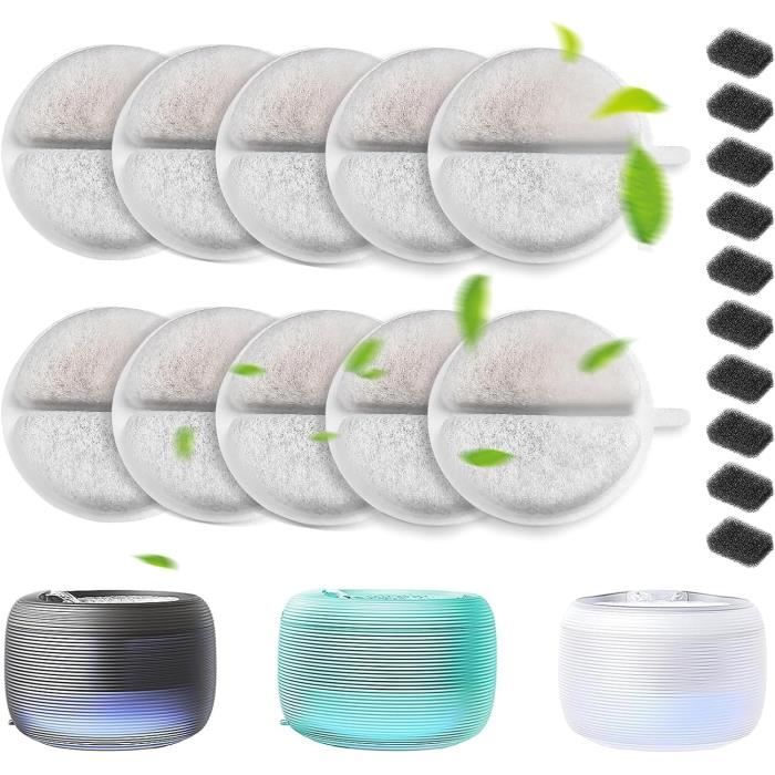 Lot De 10 Filtres De Fontaine À Eau Pour Animaux Domestiques De 2 L - Filtres De Rechange Pour