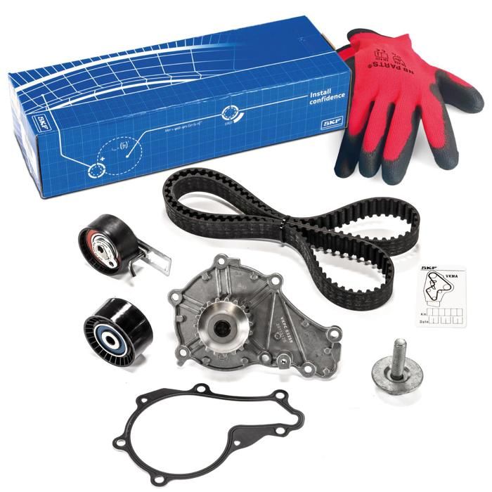 SKF Kit de distribution + pompe à eau VKMC 03316