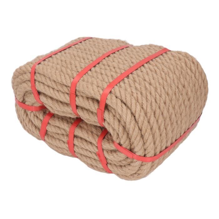 Corde En Chanvre Vintage SHTGOI - 10m - 5mm - Multicolor - Pour Déco, DIY & Emballage