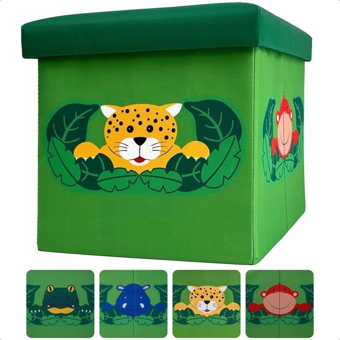 Bac De Rangement 50 Litres Noir - Boîte à Jouets Résistante, 42x42x54 Cm, Plastique Lourd, Fabriqué Au Royaume-Uni