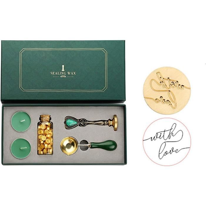 Petit Pot De Fusion De Cire Kit De Cire À Cacheter Outils De Décoration